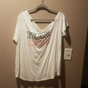 Off the shoulder torrid top